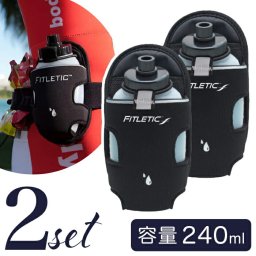 ボトルポーチ ランニング 通販 ボトル ポーチ 2個セット 約240ml FITLETIC フィットレティック AD-08-PJ 水分補給 リフレクター アウトドア マラソン ランニンググッズ スポーツグッズ スポーツアクセサリー スポーツ用品 ジョギング