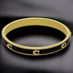 コーチ バングル レディース ブランド COACH CF557 ゴールド/ブラック