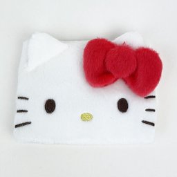 サンリオ ハローキティ ふわふわマルチケース ティッシュ入れ 小物入れ ホワイト