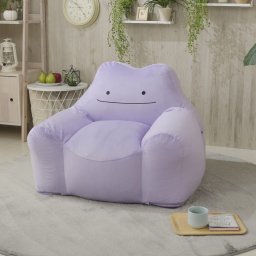 ポケモン メタモンビーズソファ  ポケモン メタモン ビーズソファ スゴビーズ 洗えるカバーソファ インテリア雑貨 キャラクター家具 リビング用ソファ 子供部屋インテリア かわいいソファ ゲームチェア 一人暮らし家具 リラックスソファ プレゼント モチモチクッション ナチ