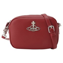 ヴィヴィアンウエストウッド Vivienne Westwood ショルダーバッグ 43030036 S000D H407 カメラバッグ ショルダーバッグ クロスボディ レッド ANNA CAMERA BAG