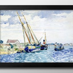 エドモンド クロス Marine Scene A3 サイズ ポスター アート おしゃれ 絵画 インテリア 北欧 イラスト マット紙 艶消し アートパネル 額 フレーム デザイン 壁掛け ギフト 新築祝い ディスプレイ 引越し祝い　新生活　空間デザイン 