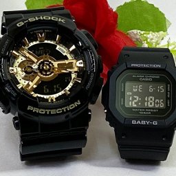 カシオ 恋人たちのGショック ペアウォッチ G-SHOCK BABY-G GA-110GB-1AJF BGD-565-1JF 電池式 送料無料 国内正規品 記念日 誕生日 プレゼント お揃い ブラック 黒 クリスマス お祝い 結婚 婚約 20代 30代 40代 50代 カップル 夫婦