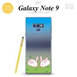 Galaxy Note 9 ギャラクシー ノート9 SC-01L SCV40 スマホケース カバー ソフトケース ウサギ nk-note9-tp865[スマホ,スマホケース,スマホカバー,ケース,カバー,ジャケット]