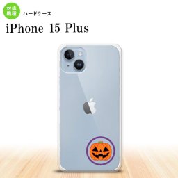 iPhone15 plus iPhone15 plus スマホケース 背面ケース ハードケース ハロウィン カボチャポイント クリア 2023年 9月発売 nk-i15pl-413