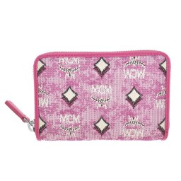 エムシーエム MCM Mode Creation Munich コインケース 小銭入れ 財布 MXLCATA01 PK PORTUNA ZIPPED WALLET MINI PINK ピンク