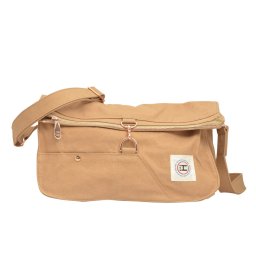 エドハンプ 江戸帆布 バッグ 2WAY ショルダーバッグ 斜めがけバッグ 粋簾 EH-003 CAMEL 美竹 みたけ キャメルベージュ