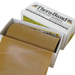 セラバンド 6ヤード（5.4m）【D&M】[Thera Band] ゴールド [強度：+5/マックス]トレーニングバンド フィットネス 体幹 トレーニング リハビリ
