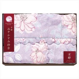  京都 洛中かすみ捺染 肌布団 パープル KSG13150-PU/BE  内祝 内祝い お祝 御祝 記念品 出産内祝い プレゼント 快気祝い 粗供養 引出物