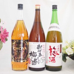 こんな梅酒福袋が欲しかったぁ　飲み比べ3本セット(チョーヤ梅酒 中埜酒造 おばあちゃんの梅酒 小正の梅酒) 1800ml×3本