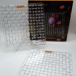 【ナハトマンクリスタル】ナハトマン ボサノバ　スクエアプレート21cmペアセット97632【結婚祝】【出産祝】【退職祝】【引越祝】【還暦祝】【記念品】