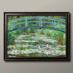 クロード モネ ビンテージイラスト The Japanese Footbridge A3 サイズ ポスター アート おしゃれ 絵画 インテリア 北欧 イラスト マット紙 艶消し アートパネル 額 フレーム デザイン 壁掛け ギフト 新築祝い ディスプレイ 引越し祝い　新生活　空間デザイン 