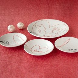 ディズニー／ラブイズ　取り分けセット 3307-04  内祝い 結婚式 記念品 プレゼント 内祝 出産内祝い