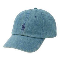 ラルフローレン Ralph Lauren キャップ 帽子 コットン ワンポイント ポニーロゴ 小物 アクセサリー 710A13284 001 メンズ レディース ユニセックス ブルー