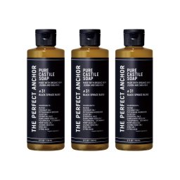 ザ・パーフェクトアンカー ピュアカスチールソープ　 236ml #ブラックスプルースブレンド 3本セット ボディケア