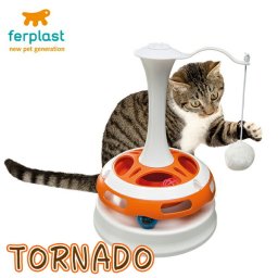【WEBショップ限定】 イタリアferplast社製 トルネード 猫 ネコ おもちゃ ボール 猫じゃらし