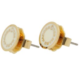 マークジェイコブス ピアス MARC JACOBS THE MEDALLION STUDS M0017169 ザ メダリオン スタッズ スタッド クリーム ゴールド
