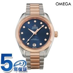 オメガ シーマスター 33mm 自動巻き 腕時計 ブランド レディース コーアクシャル OMEGA SEAMASTER 220.20.34.20.53.001 アナログ