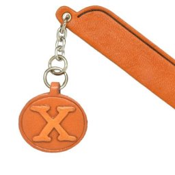 X チャームブックマーカー【レザー 本革 VANCA バンカクラフト革物語 国産 ハンドメイド 贈り物 即納】