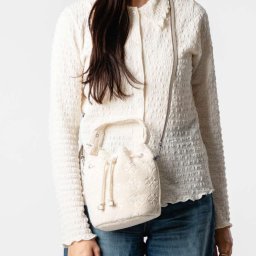 トリーバーチ TORY BURCH T Monogram Tモノグラム TERRY MINI BUCKET BAG テリー ミニ バケットバッグ 169133 ショルダーバッグ ハンドバッグ レディー