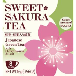 ティーブティック スイートサクラティー 緑茶 8袋 [26-0557-120] 52151 日本茶 フレーバーティー 桜花 桜葉 国産茶葉 個包装 ティーバッグ プチギフト 贈り物 プレゼント 内祝い