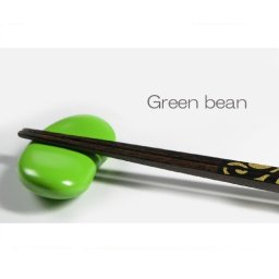 幸せの豆箸置き"ＧＲＥＥＮ"【贈り物のアクセントに】