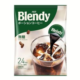 コーヒー 珈琲 AGF 「ブレンディ」ポーションコーヒー 無糖 24個(ポーションコーヒー)(エージーエフ ブレンディ blendy ポーション コーヒー 個包装 カフェオレ コーヒーポーション 濃縮 AGF)