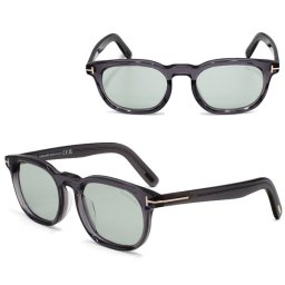トムフォード サングラス TOM FORD FT1122-D/S 20A 52 サングラス EYEWEAR アジアンフィット メンズ レディース ユニセックス グレー クリア ライトグレー