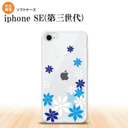 iPhoneSE 3 iPhoneSE 3 スマホケース ソフトケース ティアレ A 青 メンズ レディース nk-ise3-tp1079