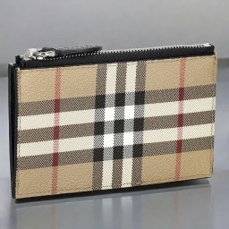 バーバリー コインケース メンズ レディース ブランド BURBERRY チェック 8084166 ベージュ