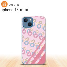iPhone13mini iPhone13 mini ケース ソフトケース 丸 ピンク iPhone ミニ 5.4インチ  おしゃれ かわいい メンズ レディース キッズ デザインたくさん nk-i13m-tp1664