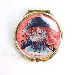 文豪ストレイドックス 中原中也 コンパクトミラー ＨＦ！ 中原中也 手鏡 鏡 ミラー 文スト レッド グッズ(MCOR)