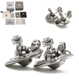 ヴィヴィアンウエストウッド ピアス Vivienne Westwood 62010038-02P019 シルバー SOLID ORB EARRINGS アクセサリー