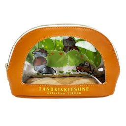 タヌキとキツネ マルチポーチ