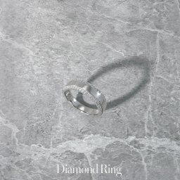 【送料無料】Pt950【0.18ct】ダイヤモンド 幅広 リング　etr0005