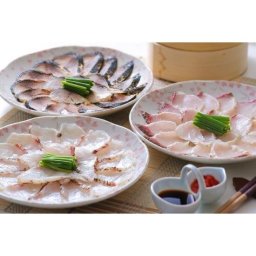 【九州海鮮】たたきセット(真鯛・かんぱち・しめさば)