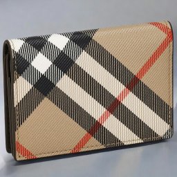 バーバリー カードケース メンズ ブランド BURBERRY チェック 8091911 ベージュ