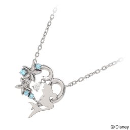 【送料無料】Disney シルバー ネックレス ハート 彼女 レディース 女性 誕生日プレゼント 記念日 ギフトラッピング ディズニー Disneyzone 