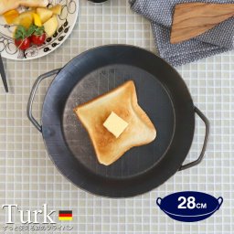 ターク プレス グリルパン 浅型 28cm TURK IH対応 フライパン ロースト 食器