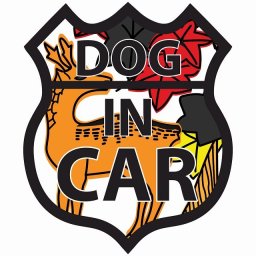 DOG IN CAR ステッカー 花札柄 紅葉に鹿 ルート66 愛犬車用グッズ カーステッカー シール sticker 安全対策 あおり運転 かっこいい おしゃれ かわいい 車ステッカー ステッカー 車 サインステッカー ドライブ 防水 屋外 屋内 カーサイン