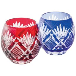 apide  手づくり切子フリーグラス2客セット 内祝 内祝い お祝 御祝 記念品 出産内祝い プレゼント 快気祝い 粗供養 引出物