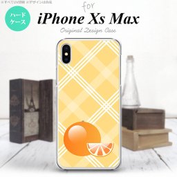 iPhoneXsMax iPhone XS Max スマホケース ハードケース フルーツ オレンジ オレンジ メンズ レディース nk-ixm-652