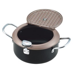 【ギフト対応無料】食彩亭 バット蓋付天ぷら鍋20cm (TP-7) ※送料無料(北海道・沖縄は除く)