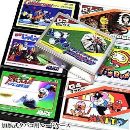 加熱式タバコ 対応 シガレットケース ナムコレジェンダリー ジャレコ ゲームカセット ハード ケース かわいい アイコス 選べる 7種類  IQOS ヒートスティック対応 タバコケース カートリッジ メンズ ギフト レディース プレゼント