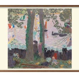 モーリス ドニ Blessing of a Yacht on the Belon River A3 サイズ ポスター アート おしゃれ 絵画 インテリア 北欧 イラスト マット紙 艶消し アートパネル 額 フレーム デザイン 壁掛け ギフト 新築祝い ディスプレイ 引越し祝い　新生活　空間デザイン 