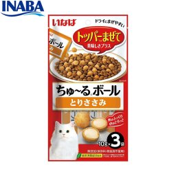 いなば 猫用 ちゅ～るボール とりささみ 10g×3袋