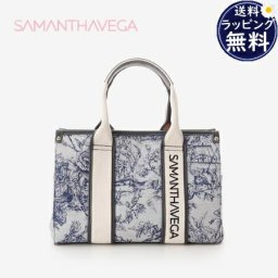 【送料無料】【ラッピング無料】サマンサベガ Samantha Vega ハンドバッグ ショルダーバッグ 【限定】 花柄ロゴテープトートバッグ 小 2way ライトブルー  ブランド 正規品 新品 ギフト プレゼント 人気 おすすめ 誕生日 記念日 クリスマス