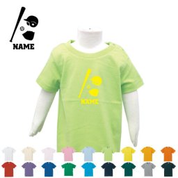 野球  名入れTシャツ/ベビー服、キッズ服、お名前、子供服、キッズウェア、こども服、入園、入学、新学期、幼稚園、保育園、小学校、、夏服【ネコポス発送可】【cf_bst】団体スポーツ　チーム　バット　グローブ
