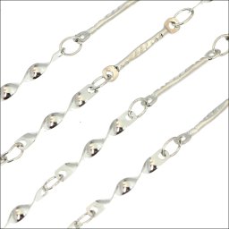 【金属アレルギー対応】 ステンレス ネックレス チェーン 1mm ツイストライン ステンレス 316L ネックレスチェーン 記念日ギフト 妻 彼女へ 贈り物 ジーラブ