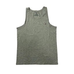 トミーヒルフィガー TOMMY HILFIGER タンクトップ ロゴ 肌着 下着 男性用 09T4137 004 メンズ グレー 綿 コットン